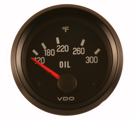 Electronics International OPT1 Oil Pressure And Oil Temp Primary Gauge  2-1/4 TSO