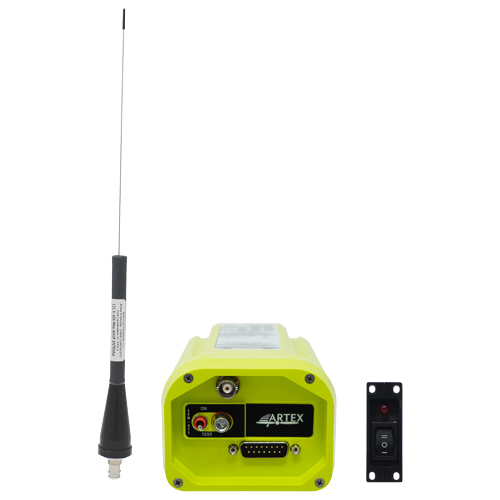 Artex ELT 345 GPS / 406 / 121.5 Slim Kit With 15 Inch Whip Antenna - FAA TSO
