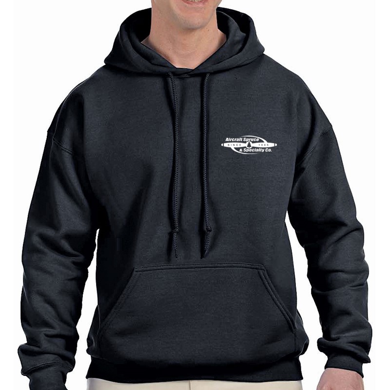 Aircraft Spruce Hoodie - Black | Aircraft Spruce Canada