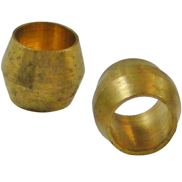 3/16 in. Brass Compression Nut Fittings (50-Pack)