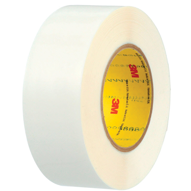 Film Tape: UV-Resistant, Transparent, 4 in x 200 yd, 2 mil Tape Thick,  Polyethylene Film, Acrylic