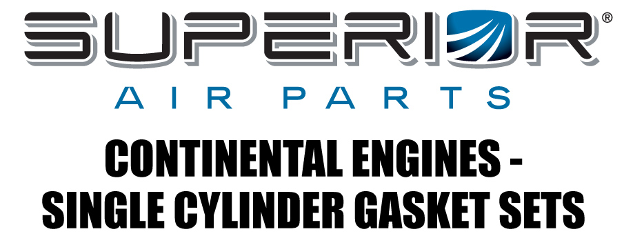 Continental Engines - Single Cylinder Gasket Sets